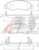 SUZUK 5581084E00 Brake Pad Set, disc brake